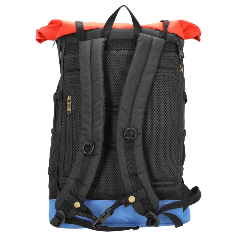 Doughnut Paratrooper Reborn - Rolltop Rucksack 14" 67 cm (black x grapefruit)