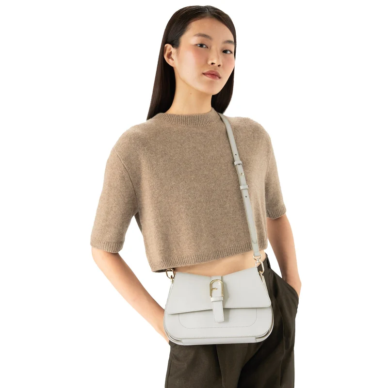 Furla Flow M - Schultertasche 26 cm (marshmallow)