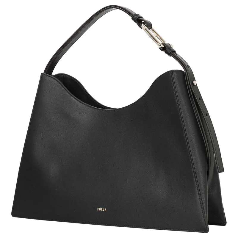 Furla Nuvola L Hobo - Schultertasche 39 cm (nero)