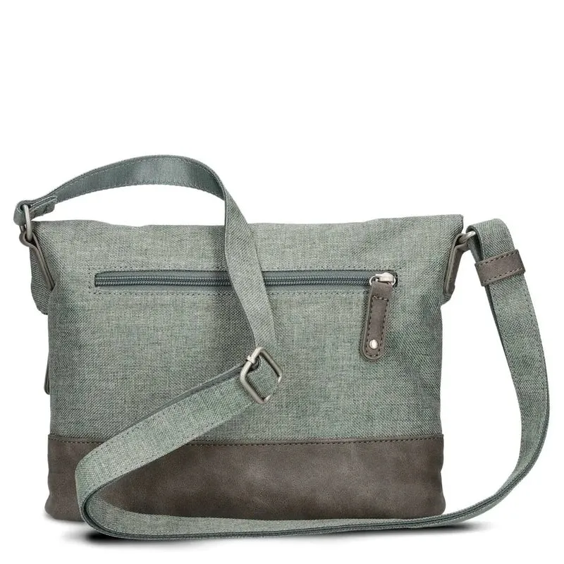 zwei Olli OT6 - Schultertasche 20/29 cm (salbei)