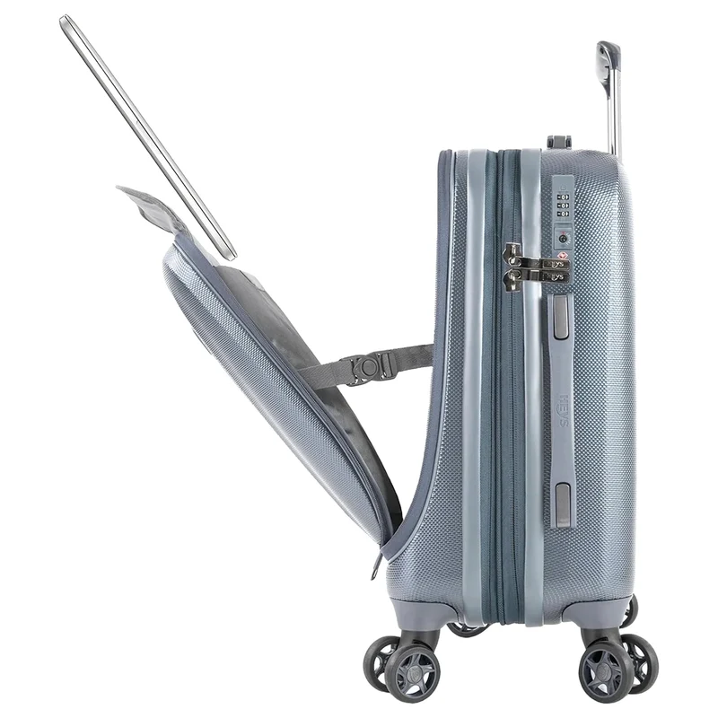 Heys Vantage Smart Access - 4-Rollen-Kabinentrolley S 15.6" 53 cm erw. (slate blue)
