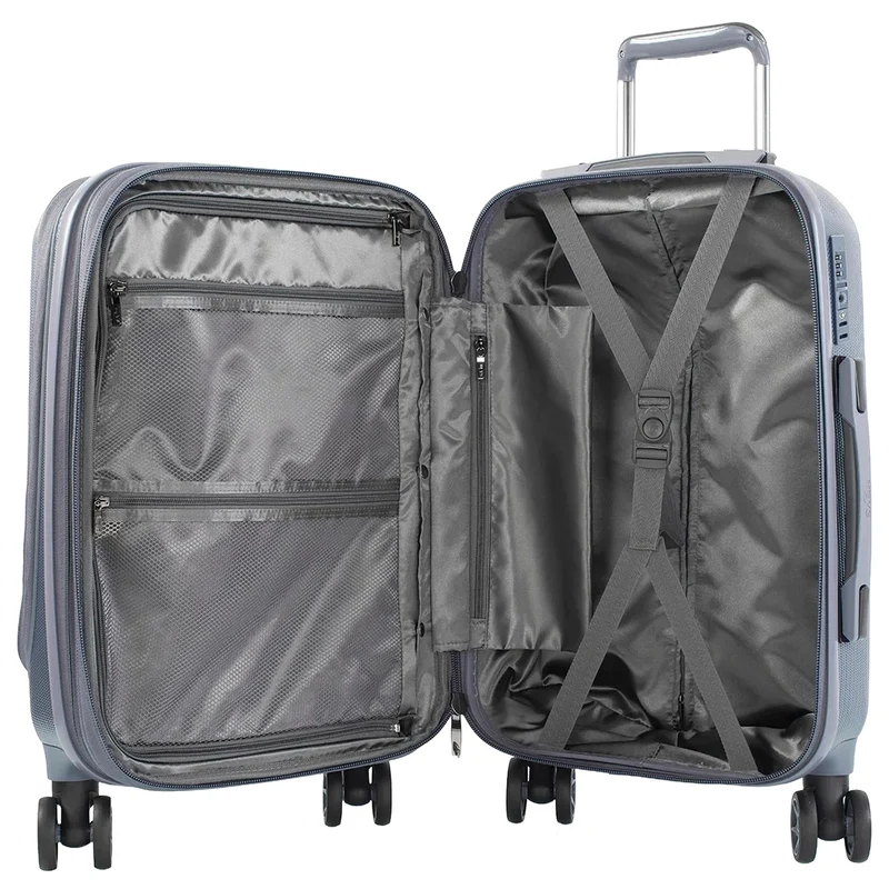 Heys Vantage Smart Access - 4-Rollen-Kabinentrolley S 15.6" 53 cm erw. (slate blue)
