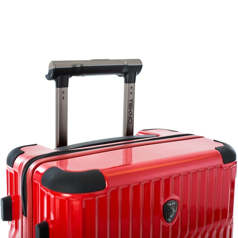 Heys Tekno - 4-Rollen-Kabinentrolley S 15.6" 53 cm USB (red)