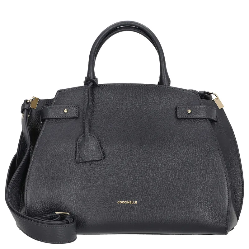 Coccinelle Kliche - Henkeltasche 36 cm (midnight blue)
