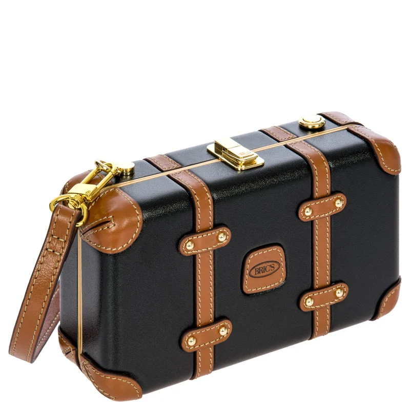 Brics Bellagio - Umhängetasche 20 cm (black/tan)