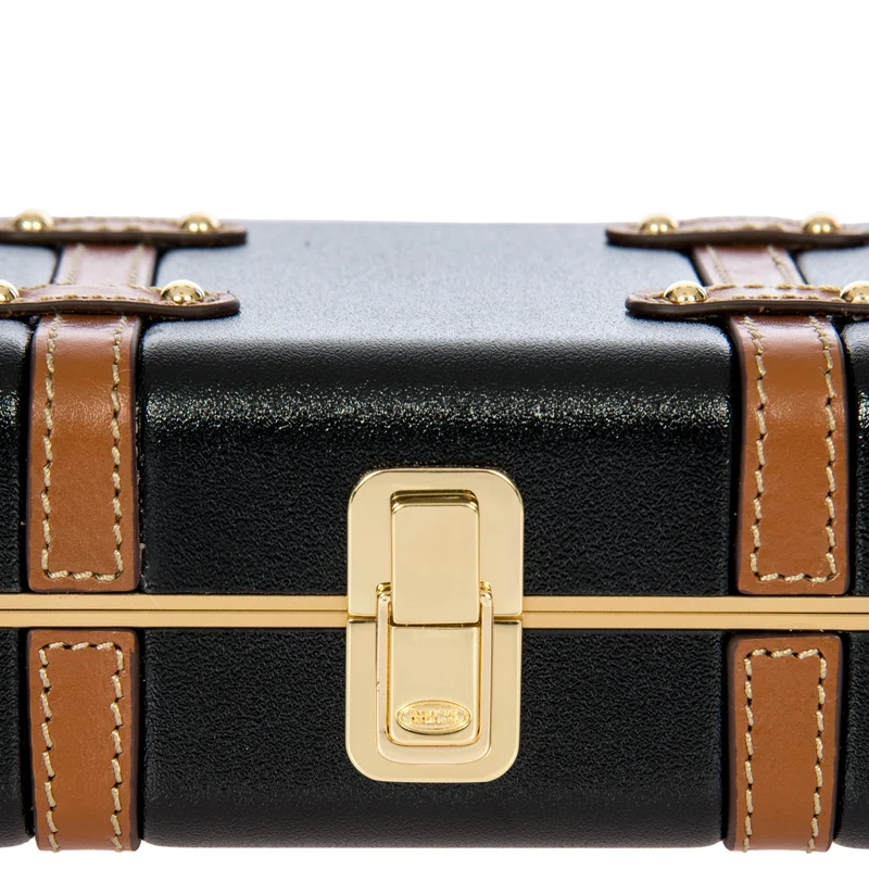 Brics Bellagio - Umhängetasche 20 cm (black/tan)