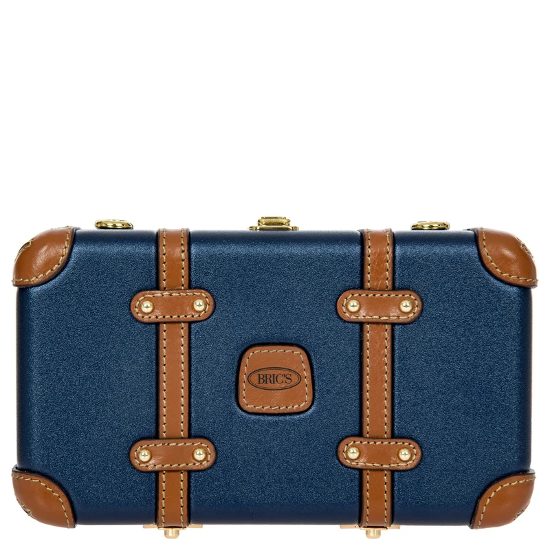 Brics Bellagio - Umhängetasche 20 cm (blue/tan)