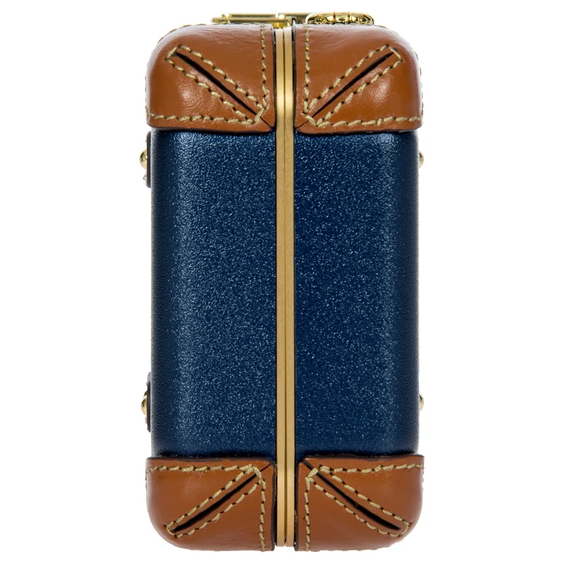 Brics Bellagio - Umhängetasche 20 cm (blue/tan)