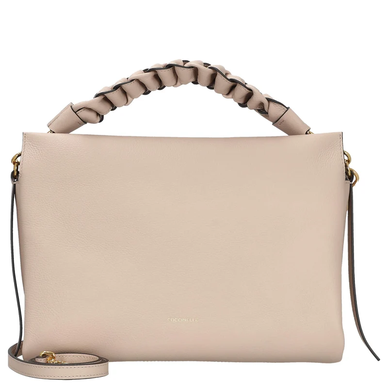 Coccinelle Boheme Grana Double - Henkeltasche 33 cm (rosette/warm taupe)