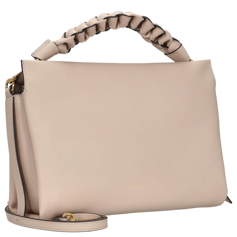 Coccinelle Boheme Grana Double - Henkeltasche 33 cm (rosette/warm taupe)