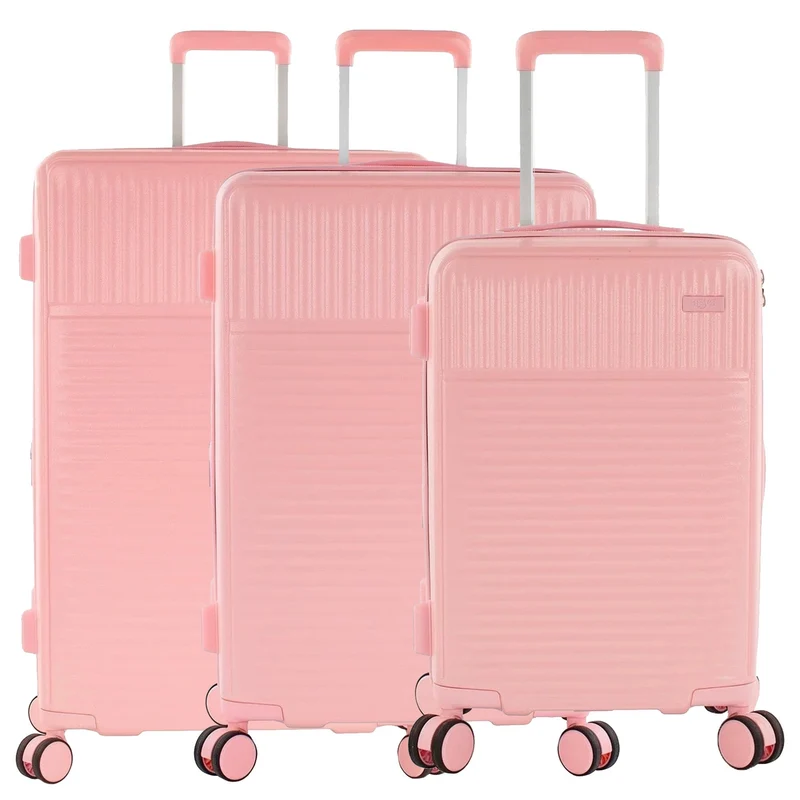Heys Pastel - 4-Rollen-Trolley Set 3tlg. erw. (blush)