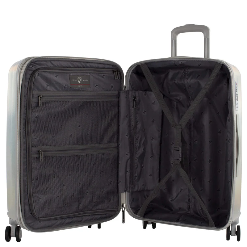 Heys Astro - 4-Rollen-Trolley M 66 cm erw. (silver)