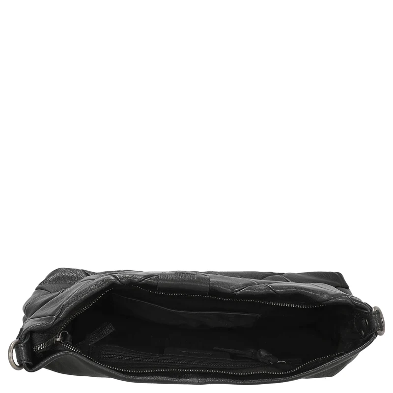 FREDsBRUDER Check My Hobo - Schultertasche 35 cm (black)