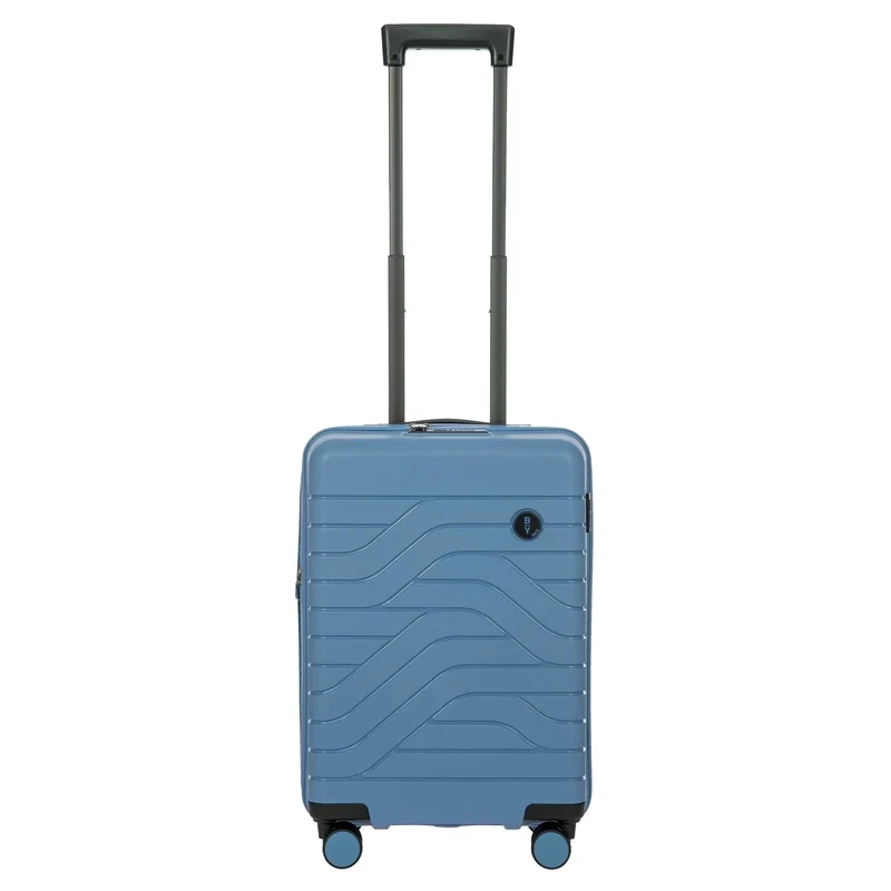 Brics BY Ulisse - 4-Rollen-Kabinentrolley 55 cm erw. (grey blue)