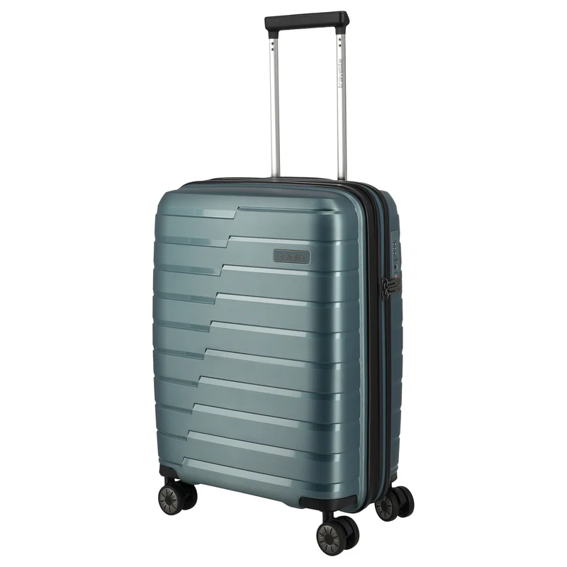 Travelite Air Base - 4-Rollen-Kabinentrolley S 55 cm erw. (iceblue)