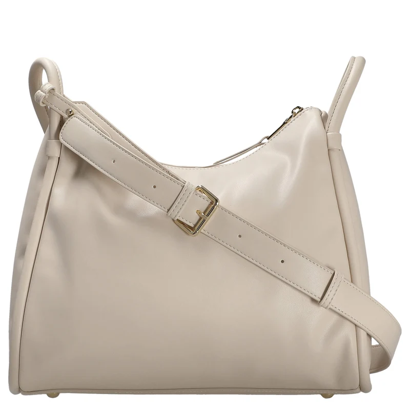 Seidenfelt Kaavi - Umhängetasche 30 cm (cotton beige/gold)