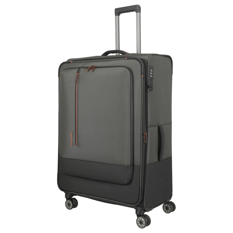 Travelite Crosslite - 4-Rollen-Trolley XL 81 cm erw. (oliv)