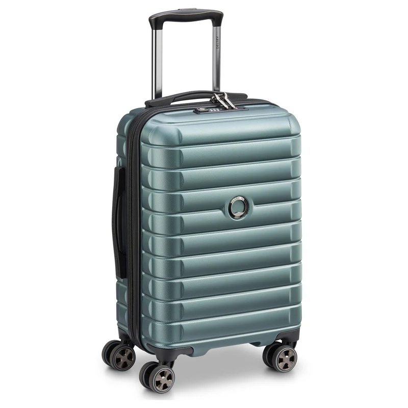Delsey Paris Shadow 5.0 - 4-Rollen-Kabinentrolley USB 55 cm (grün)