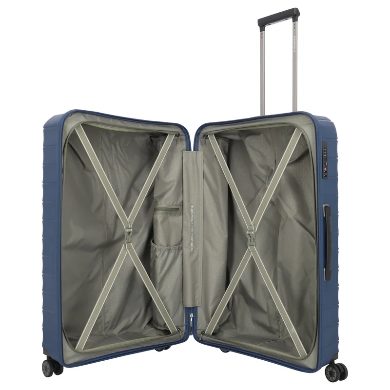 Travelite Mooby - 4-Rollen-Trolley L 77 cm (marine)
