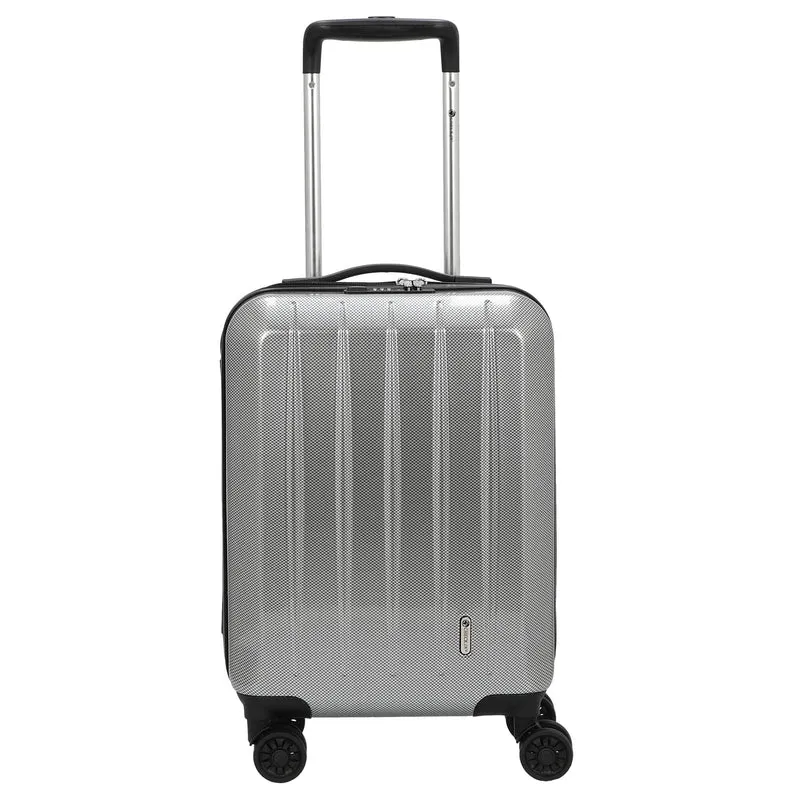 CHECK.IN London 2.0 - 4-Rollen-Trolley 50 cm (carbon silber)