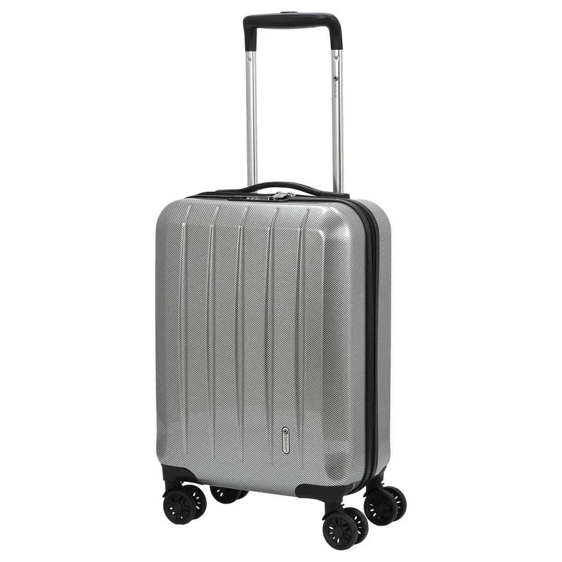CHECK.IN London 2.0 - 4-Rollen-Trolley 50 cm (carbon silber)